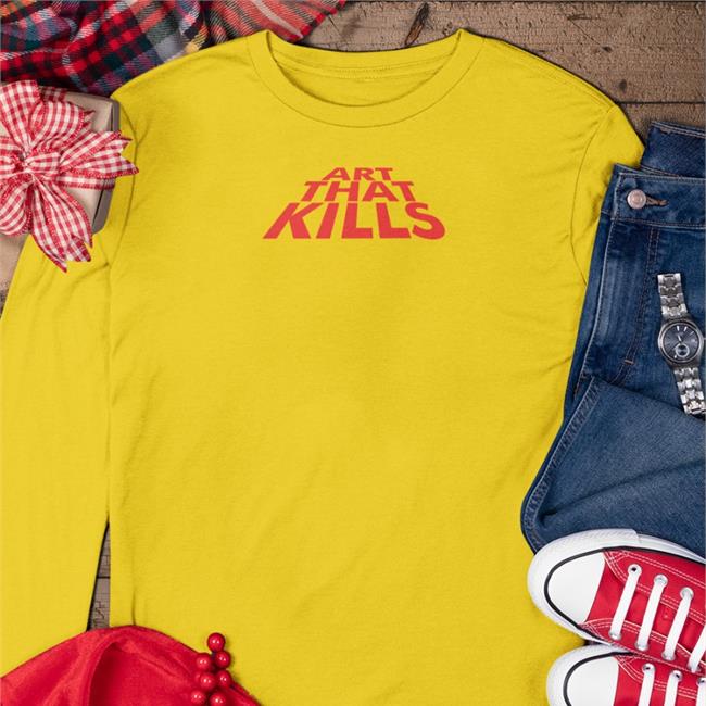 Art That Kills Sweatshirt Gold Hlmboism
