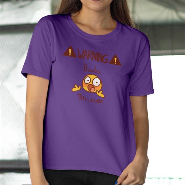 Warning Boobs Tits Even Long Sleeve Onyx the Gem God Trish Grimnight Castellanos