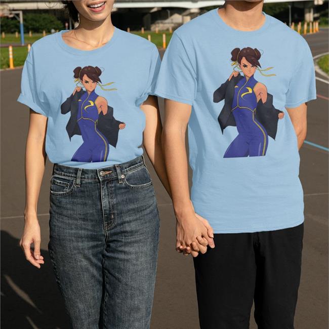 Top5Gamingx Chun Li Shirt White SypherPK