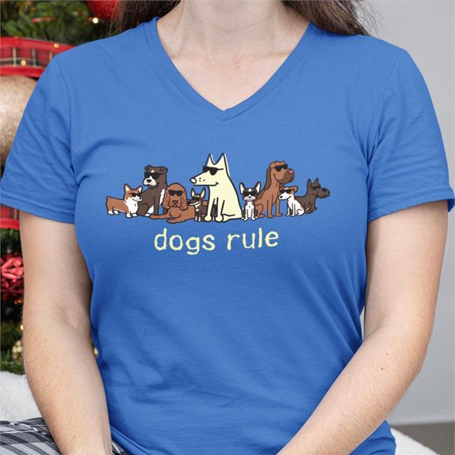 Offical Dogs Rule Hoodies Light Blue Dark 53 Shades Of Fruit Kace Fruitkace