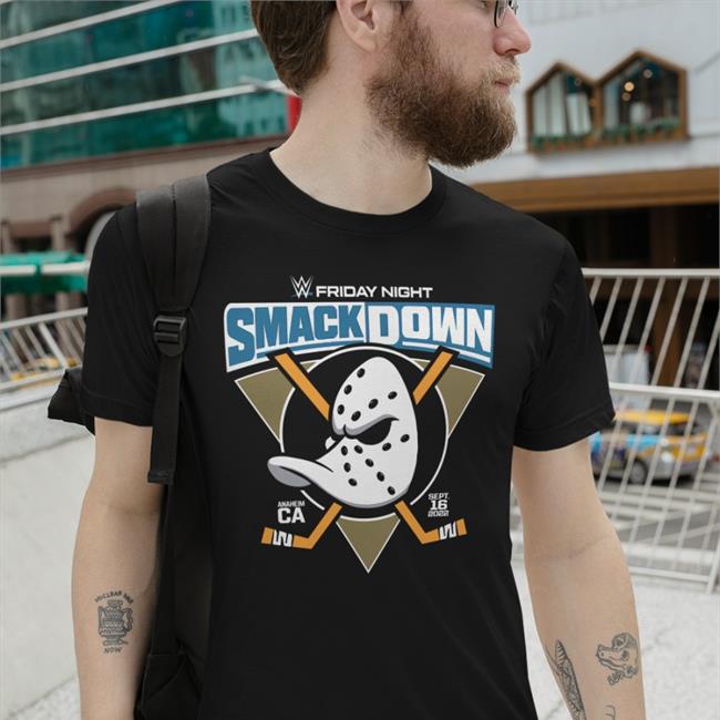 WWE Friday Night Anaheim Ducks Smack Down Hoodie