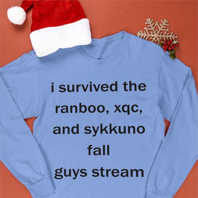 Shiloh I Survived The Ranboo Xqc And Sykkuno Fall Guys Stream Tee Riddleranboo