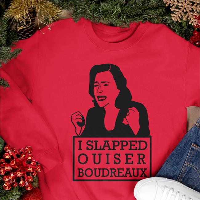 I Slapped Ouiser Boudreaux Tee Iabearbussy