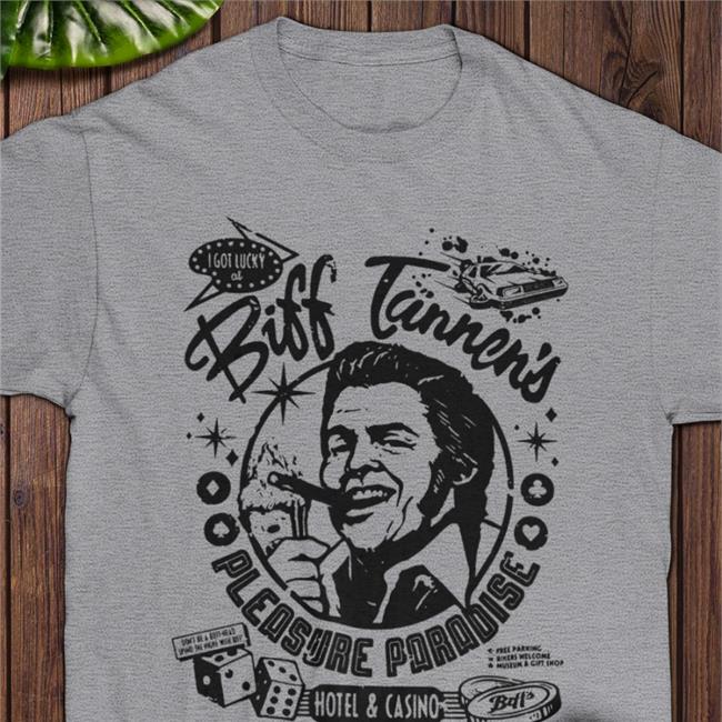 Fright-Rags Merch Biff Tannen's Pleasure Paradise T Shirt