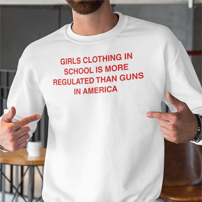 Cosmique Studio Merch Girls Clothing In School Is More Regulated Than Guns In America Tee Witches Vs Patriarchy