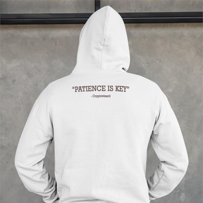 Patience Is Key Cryptowizard Cap Wizz Beware Scammers White