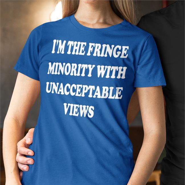 I'm The Fringe Minority With Unacceptable Views Tank Top Black Ecofashionbybg
