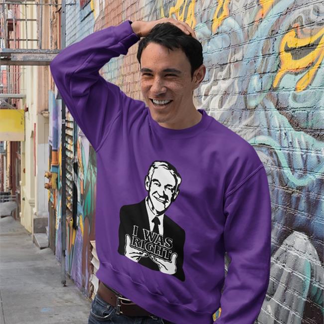 The Redheaded Libertarian Ron Paul I Was Right Long Sleeve