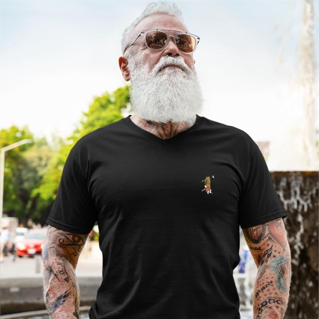 Creee Horse Riding Man Polo Offical T Shirt Black