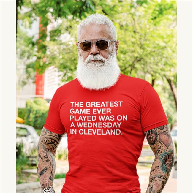 Obvious Shirts Shop South Bend Cubs The Greatest Game Ever Played Was On A Wednesday In Cleveland Shirt