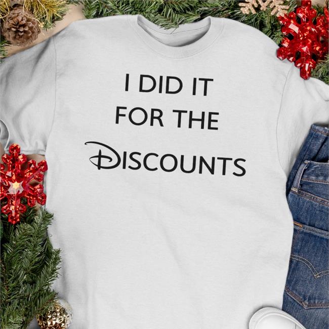 Joey Jones I Did It For The Discounts Long Sleeve Tee