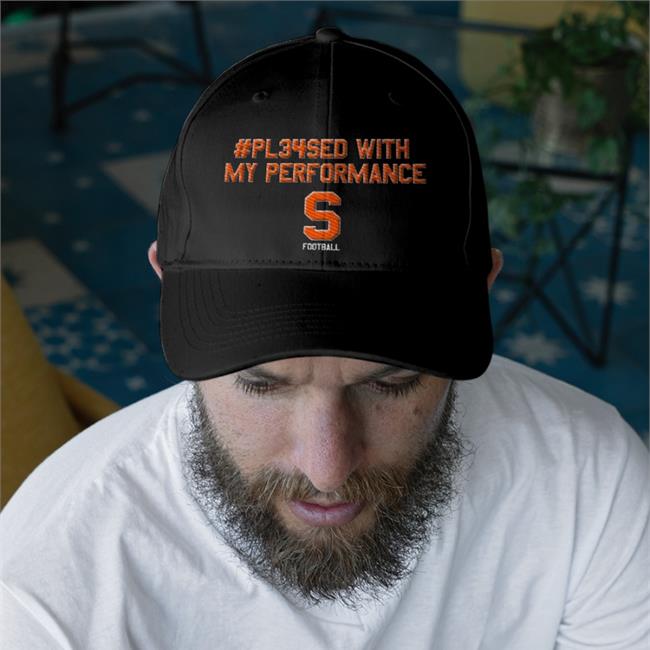 Sean Tucker #Pl34sed With My Performance Long Sleeve Shirt Syracuse Football