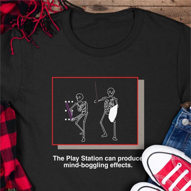 Clammy Heart The Play Station Can Produce Mind-Boggling Effects Tees Black Clammyheart