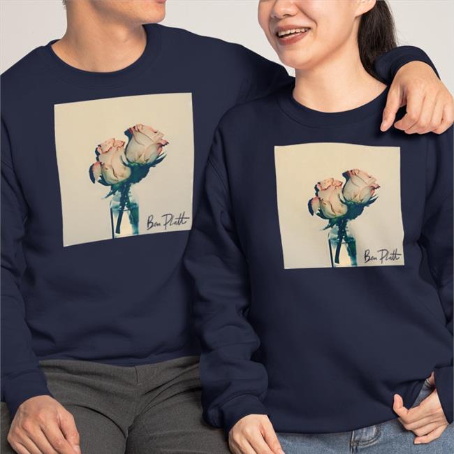 Funny Benplattmusic Store Merch Ben Platt Rose Shirt Light Blue