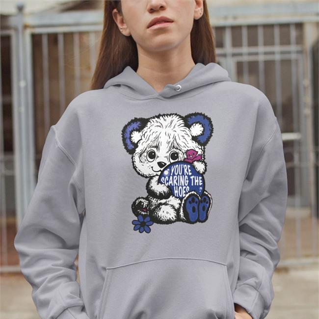 Shirts That Go Hard Merch You’Re Scaring The Hoes Hooded Sweatshirt