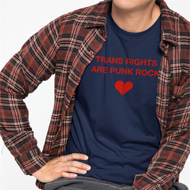 Trans Rights Are Punk Rock Sweatshirt Tate Logan
