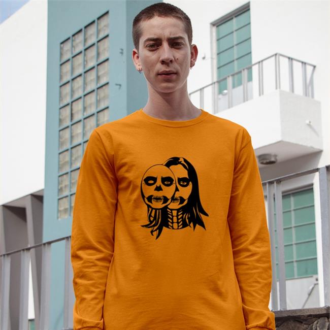 Skull Face Sweatshirt Lizzymcalpine
