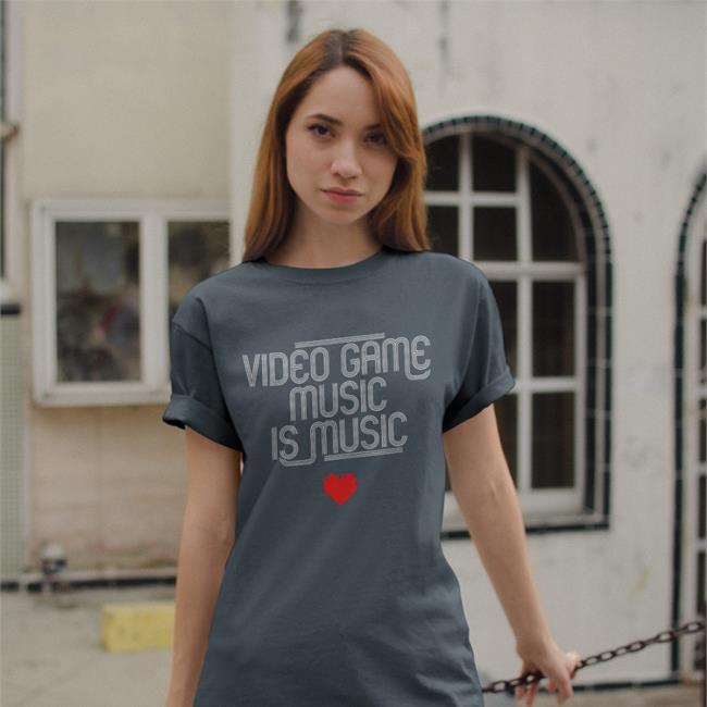 Hello Merch Video Game Music Is Music Tee Shirts Mega Ran