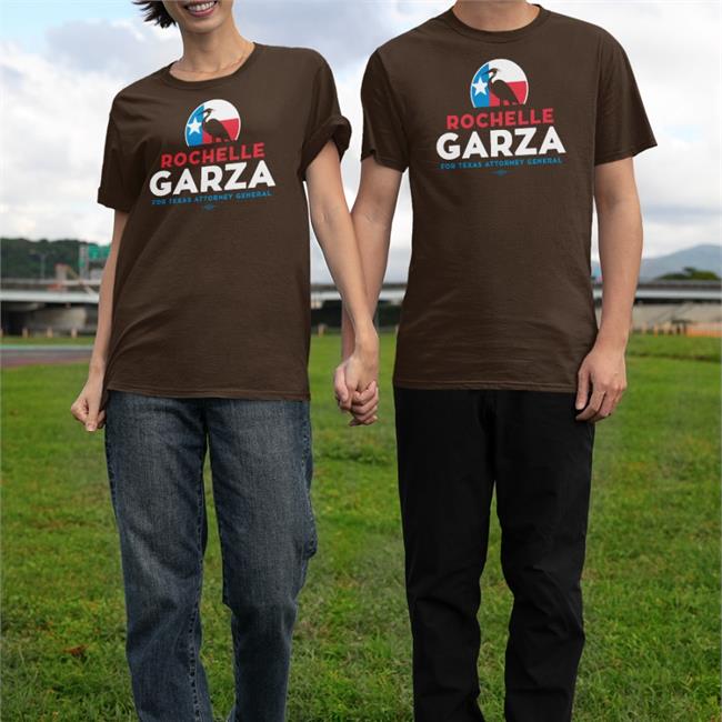 Rochelle Garza For Texas Attorney General Navy Tri-Colored Long Sleeve Rochelle Garza For Texas Merch