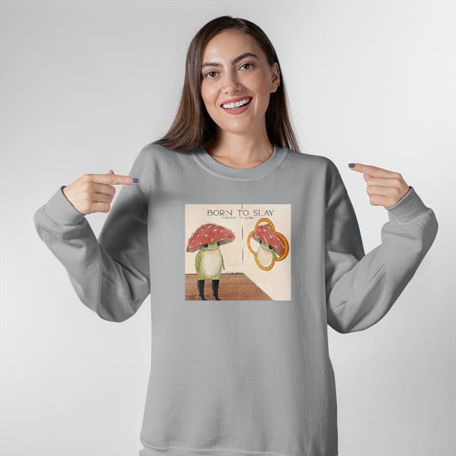 Maybell Eequay Born To Slay Forced To Work Tee Ben