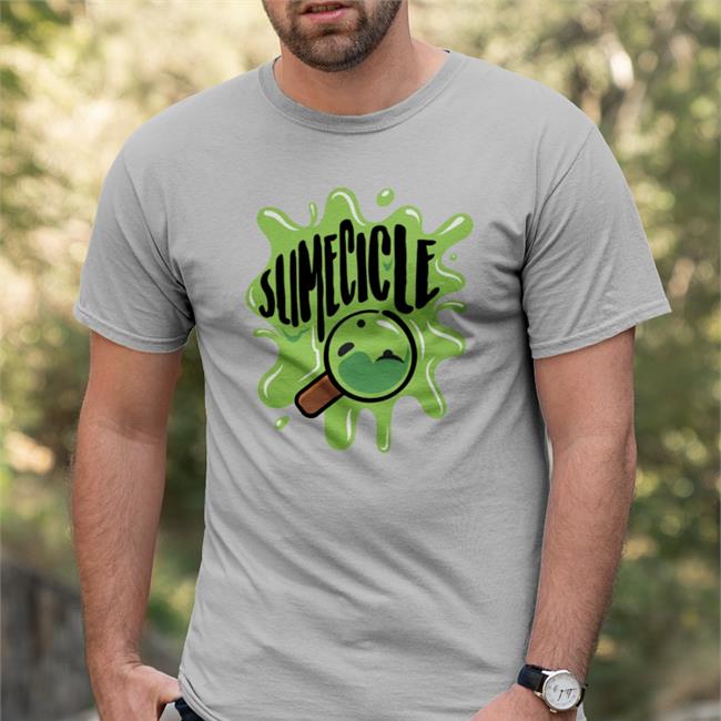 Slimecicle Splat Shirt Magnifying Glass