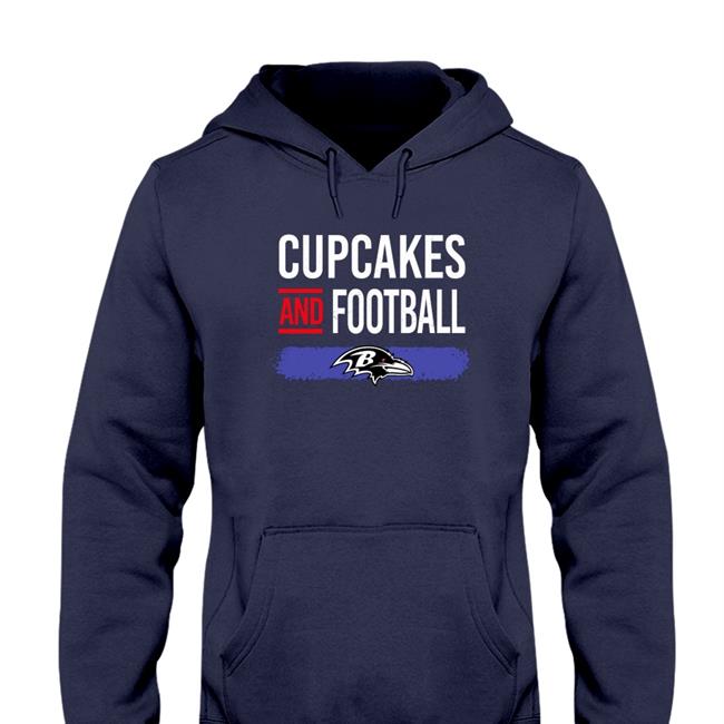 Cupcakes And Football Baltimore Ravens Tee Duff Goldman