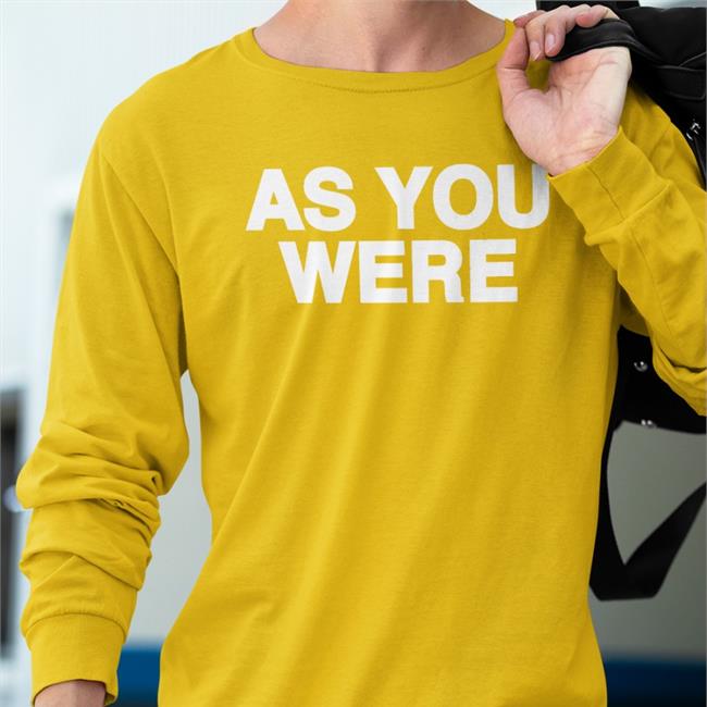 As You Were Hooded Sweatshirt Liam Gallagher As You Were Long Sleeve Shirt Microdotboutique