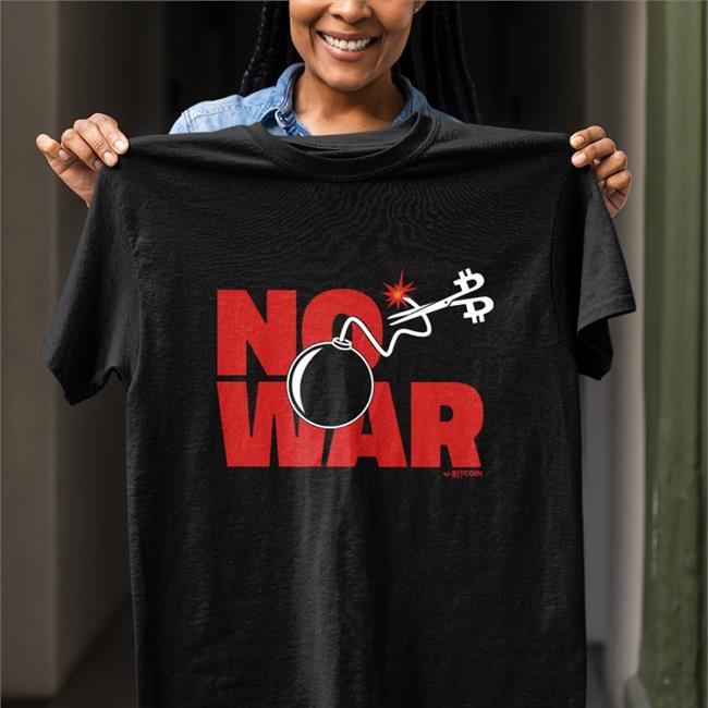 YungGucciT Bitcoin Magazine Store No War Shirt
