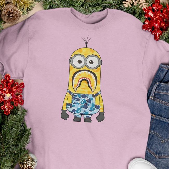 Suprasneakers Merch Bape X Minions Camo Minion Tees By Gnf Outfits