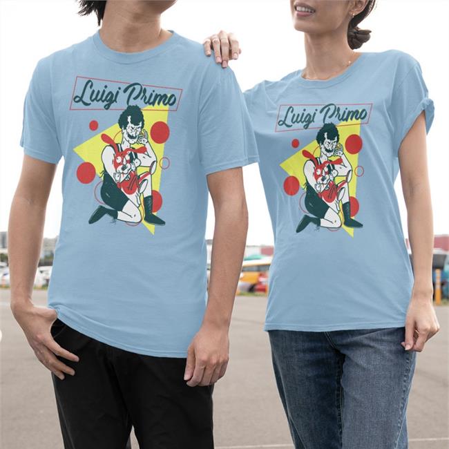 Pro Wrestling Tees Rory Blank Luigiprimo Luigi Primo Shirt White