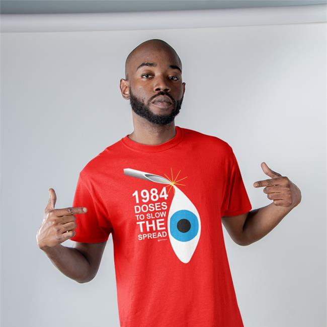 Wearechange Merch1984 Does To Slow The Spread T Shirt Luke Rudkowski