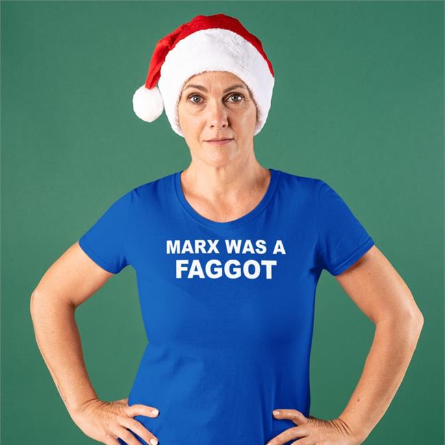 Rainbow Reclaimer Marx Was A Faggot Shirt Black