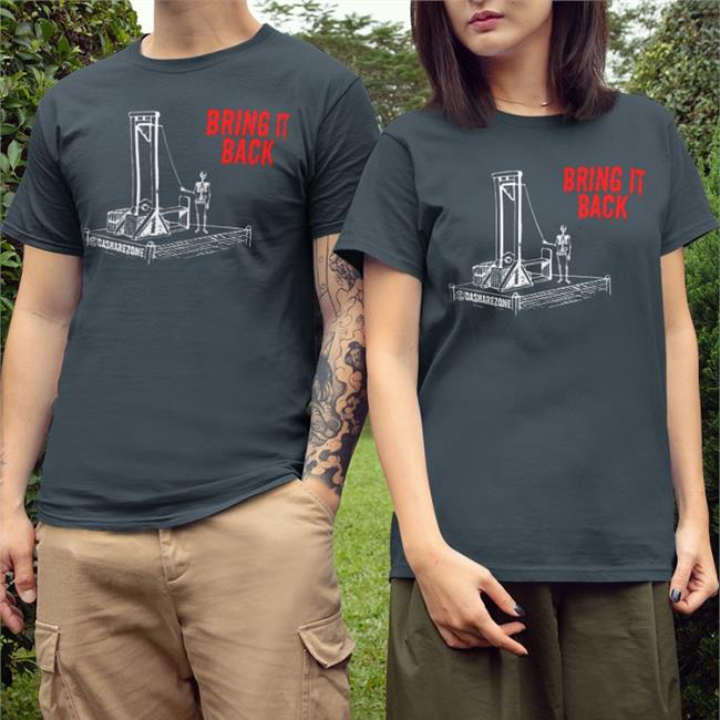 Bring It Back Guillotine Shirts Da Share Zone Merch Bring It Back Guillotine Hooded Sweatshirt