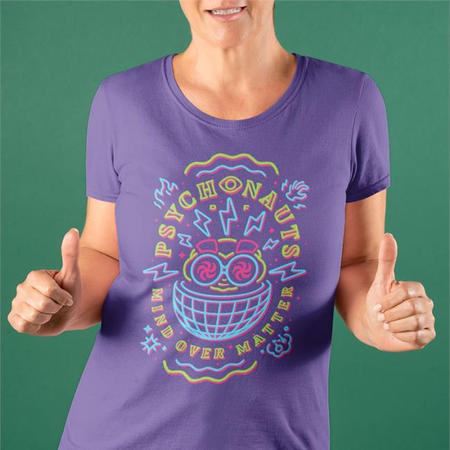 Fangamer Store Psychonauts Mind Over Matter Shirt By Jon Kay