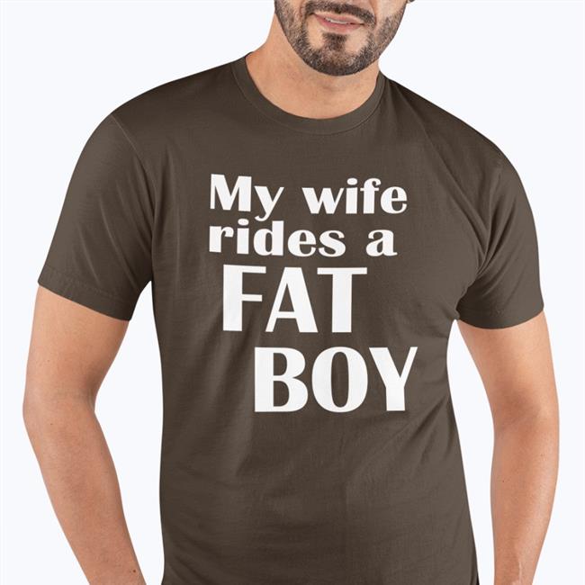 My Wife Rides A Fat Boy Hats Cap
