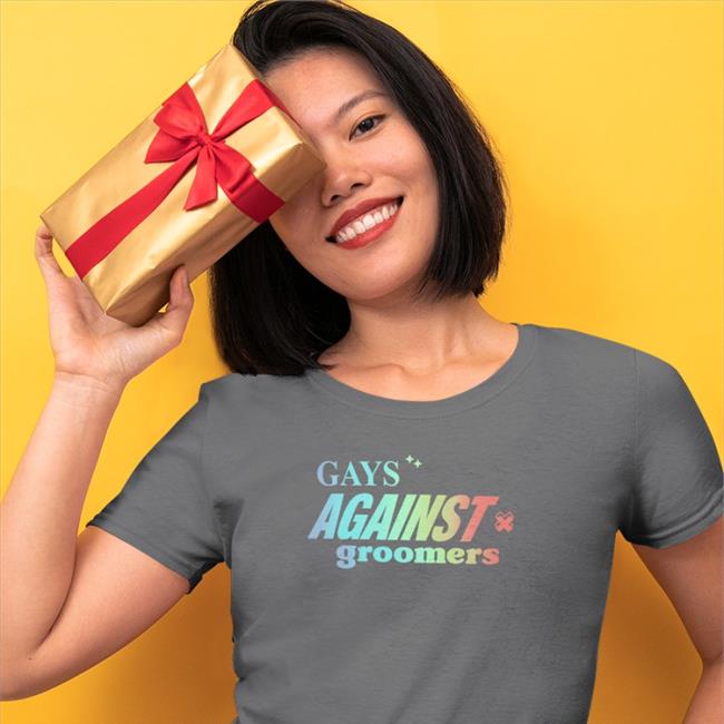 Gaysagainstgroomers Merch Gays Against Groomers Gradient Long Sleeve Tee Shirt Black By Againstgrmrs