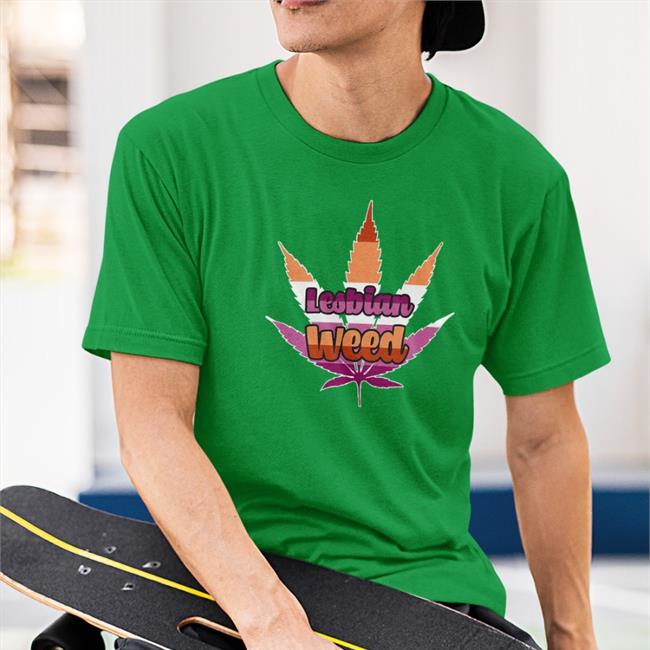 Shirt Bimbo Shop Lesbian Weed Fitted Tee
