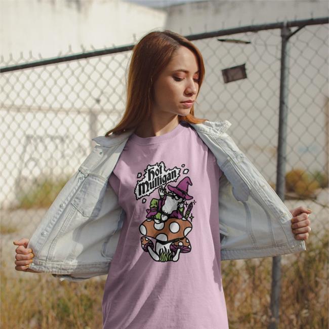 Hot Mulligan Merch Mushroom Wizard Hoodie Hotmulliganband