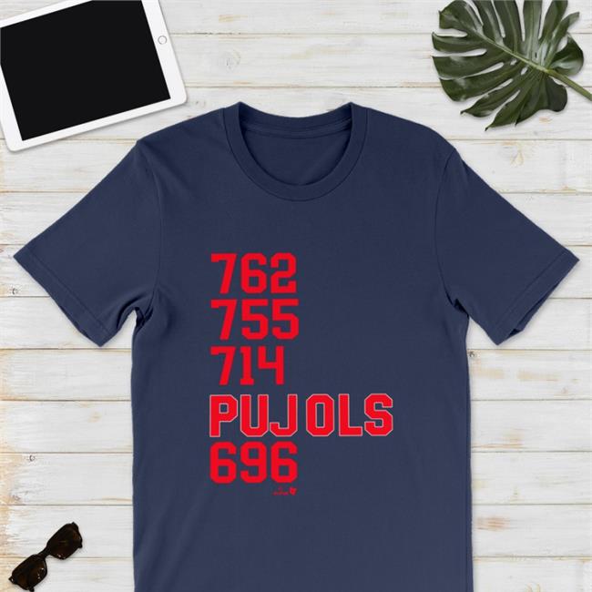 762 755 714 Pujols 696 Sweatshirt Karan 762 755 714 Pujols 696 Tee Shirt Karan