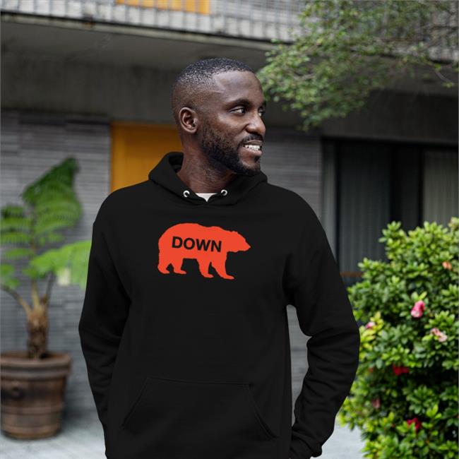 Obvious Shirts Shop Da Bear Down Hooded Sweatshirt