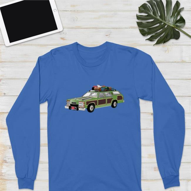 Super 70s Sports Store Antarctic Blue Super Sports Wagon Family Truckster T Shirt