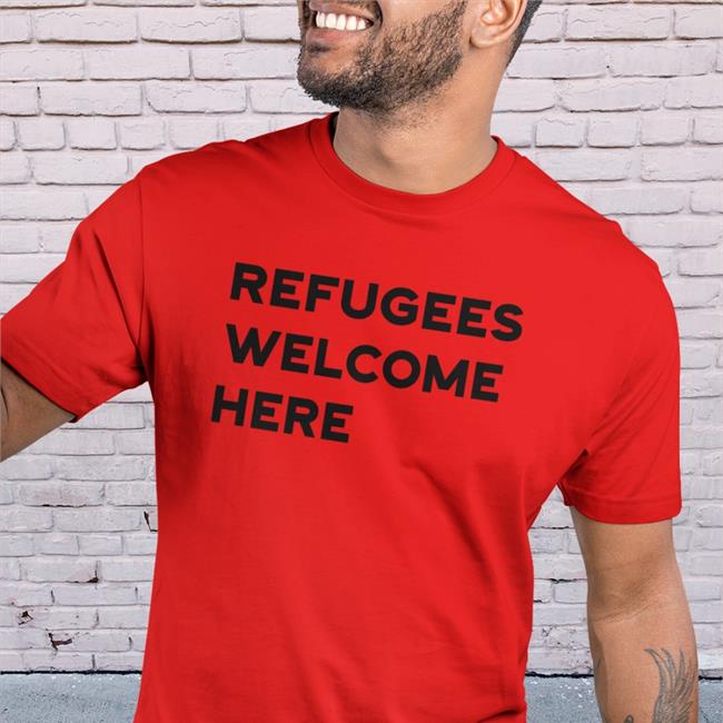 Refugees Welcome Here Shirt Paul Bloomer