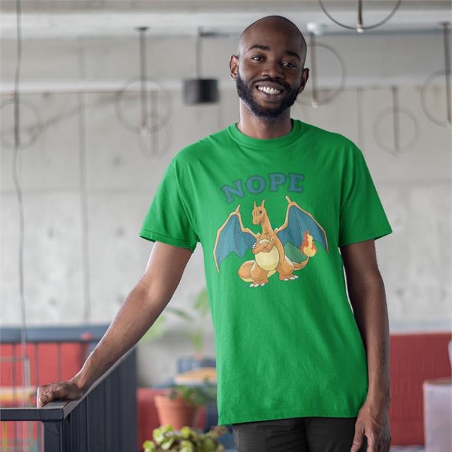 Charizard Nope T Shirt Lumituber Nope Tee Shirt