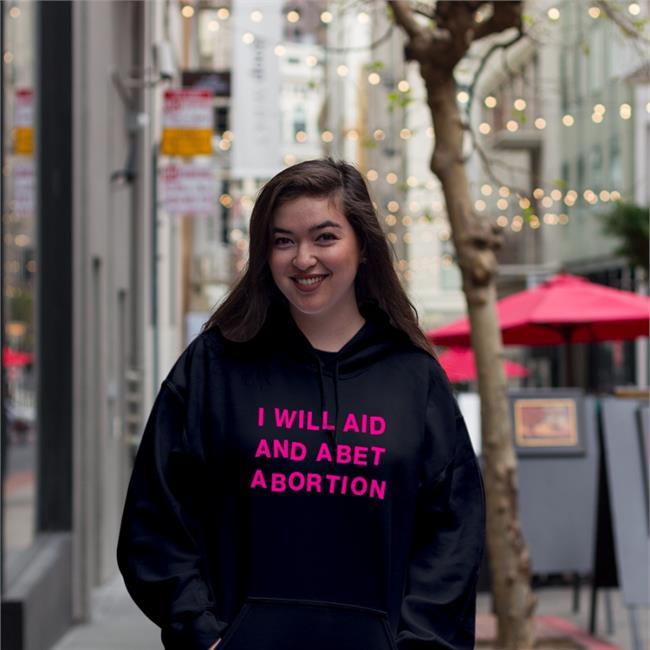 Shout Your Abortion Merch W. Kamau BellI Fox News I Will Aid And Abet Abortion Long Sleeve Tee President Biden Signs Order Protecting Abortion