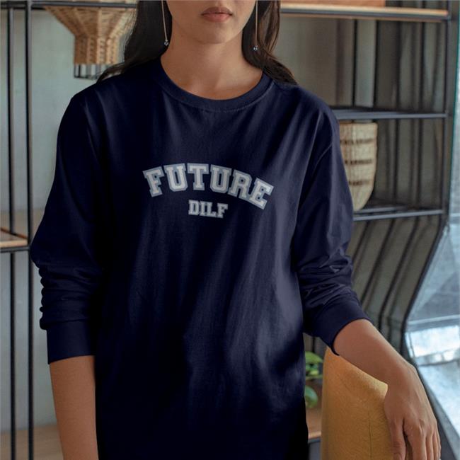 Sadiecrowell Future Dilf Navy Shirt