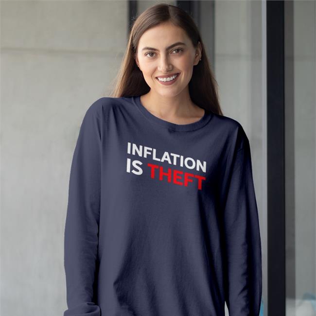 Luke Rudkowski Inflation Is Theft TShirt The Best Political Shirts We Are Change Merch