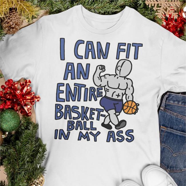 Bighomo Merch I Can Fit An Entire Basketball In My Ass V Neck T Shirt Cream Of Dog