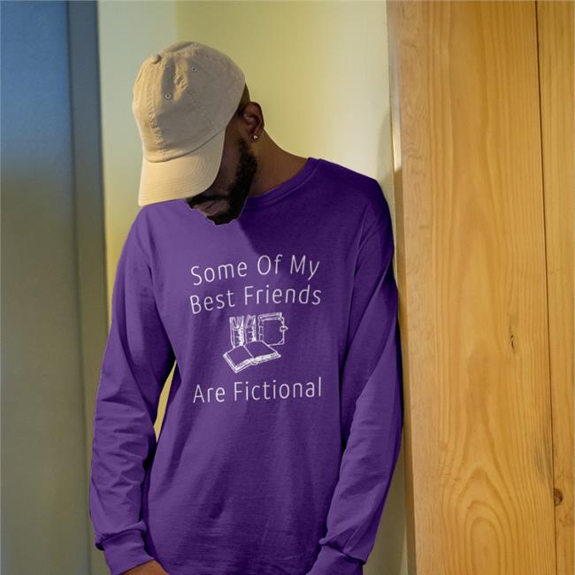 Melanie Gywer Some Of My Best Friends Are Fictional Book Nerd Tee