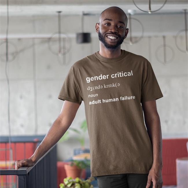 Gender Critical Noun Adult Human Failure Tee LGBWithTheT AdultHumanFailure