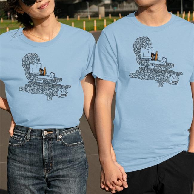 The Big-Brain Magazine Reader Shirts